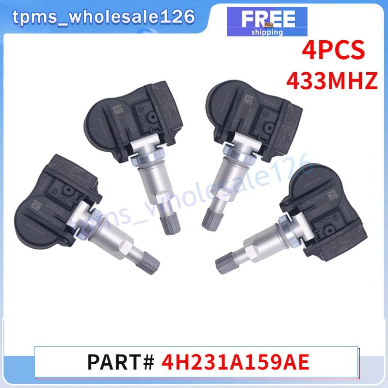 Ÿ̾ з   Ʈ,   󵥿 Ծ XF  C30 S40 V50 TPMS, 4H23-1A159AE, 433MHZ, 4H23-1A159-AE, 4 